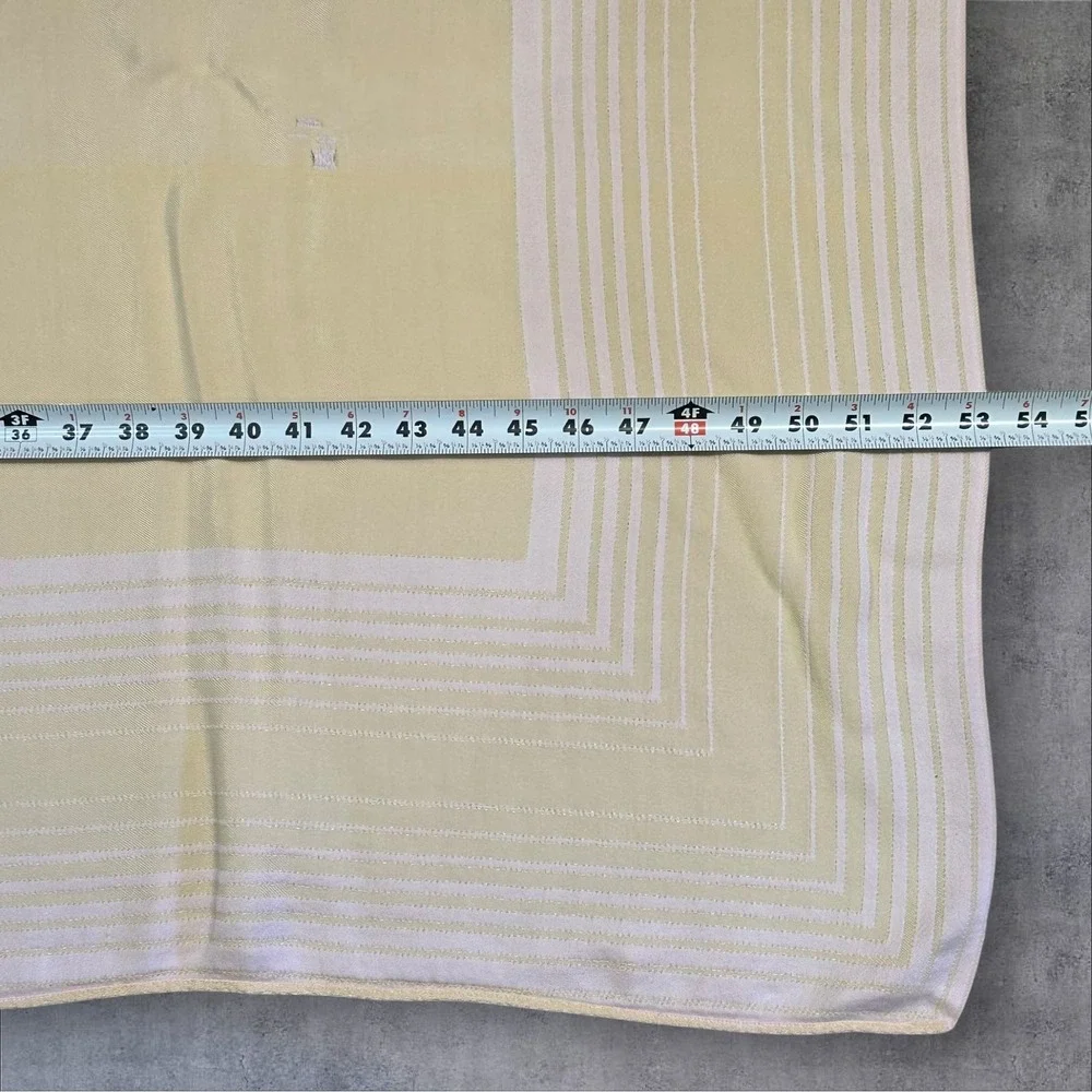 MCM Light Salmon‎ Tangerine Plaid Tablecloth 68x53 Handwoven Look Cottagecore